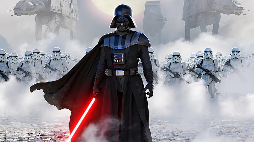 Darth Vader, Lichtschwert, Sith und Stormtrooper Ultra, Klonkriege Darth Vader HD-Hintergrundbild
