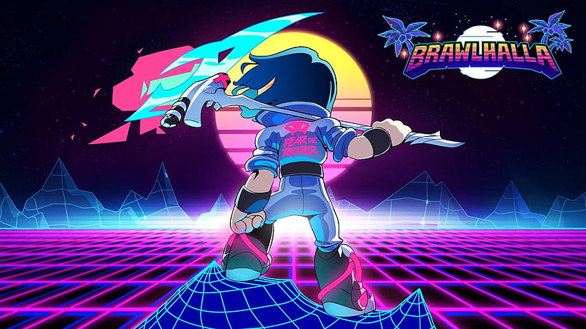 Brawlhalla Battle Pass Season 2 Adds 80s Synthwave Theme, synthwave ps5 HD wallpaper