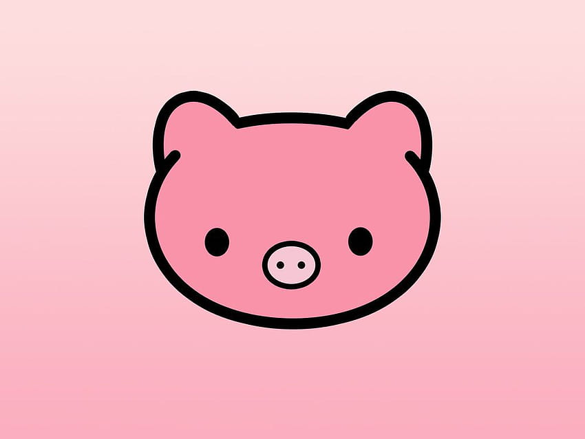 Kawaii Cute Pigs, piggy drawings HD wallpaper