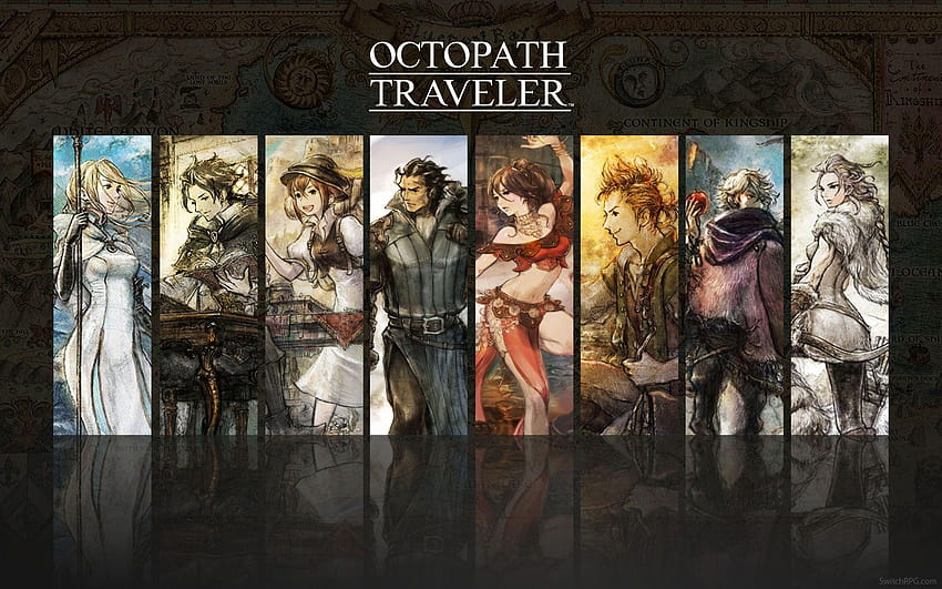 Octopath Traveler Group : NintendoSwitch HD тапет