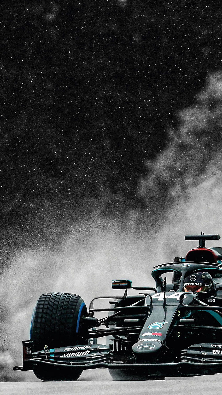 Мерцедес, Люис Хамилтън F1 шампионат 2020 HD тапет за телефон