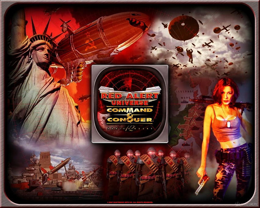 Command & Conquer Command & Conquer Red Alert 2 Gry, polecenie podbij czerwony alarm 2 Tapeta HD