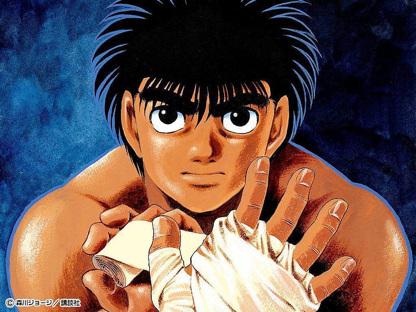 Wallpaper road, gloves, guy, Hajime no Ippo for mobile and desktop, section  прочее, resolution 1920x1200 - download