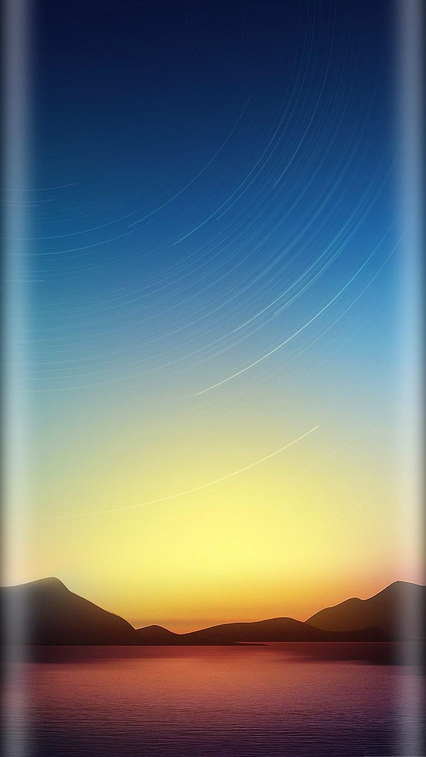 2.5D Curved Edge effect, curved screen HD phone wallpaper