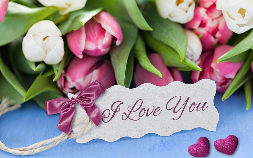 Flower I Love You, rosess with i love u mom HD wallpaper | Pxfuel