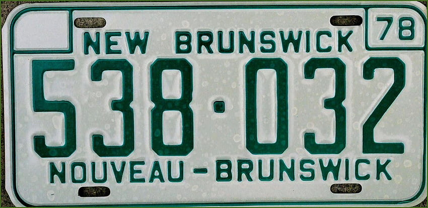 New Brunswick, plaka HD duvar kağıdı
