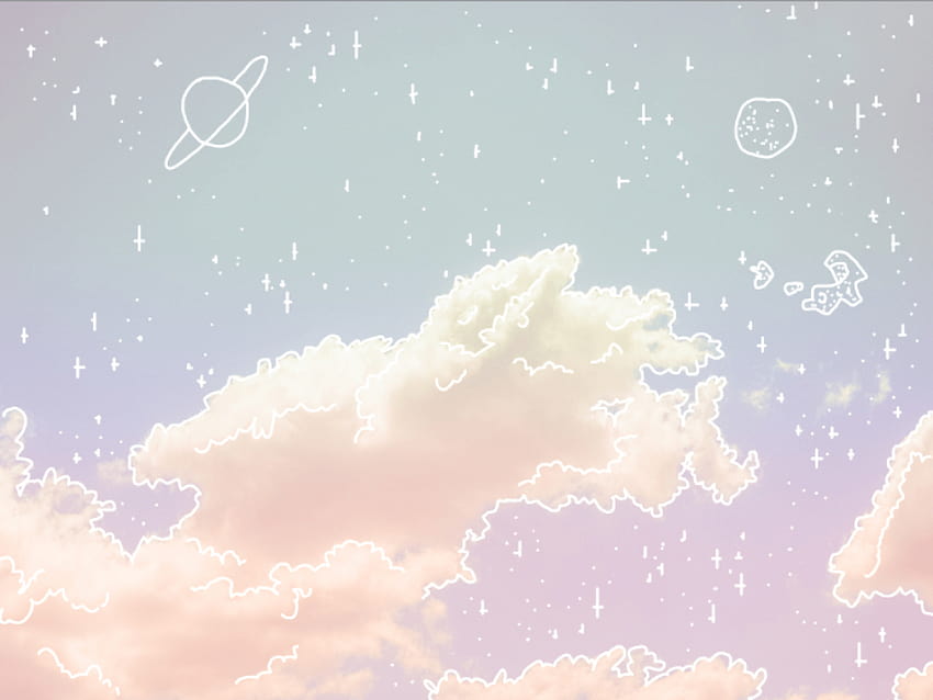 Aesthetic Cloud, ciepły estetyczny szt Tapeta HD