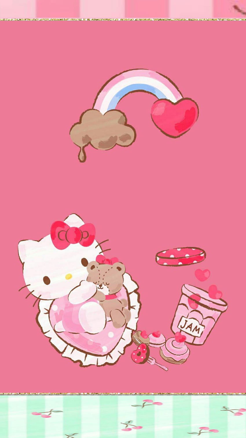 Hello Kitty Valentine Posted By Sarah Mercado Sanrio Valentines Hd Phone Wallpaper Pxfuel 