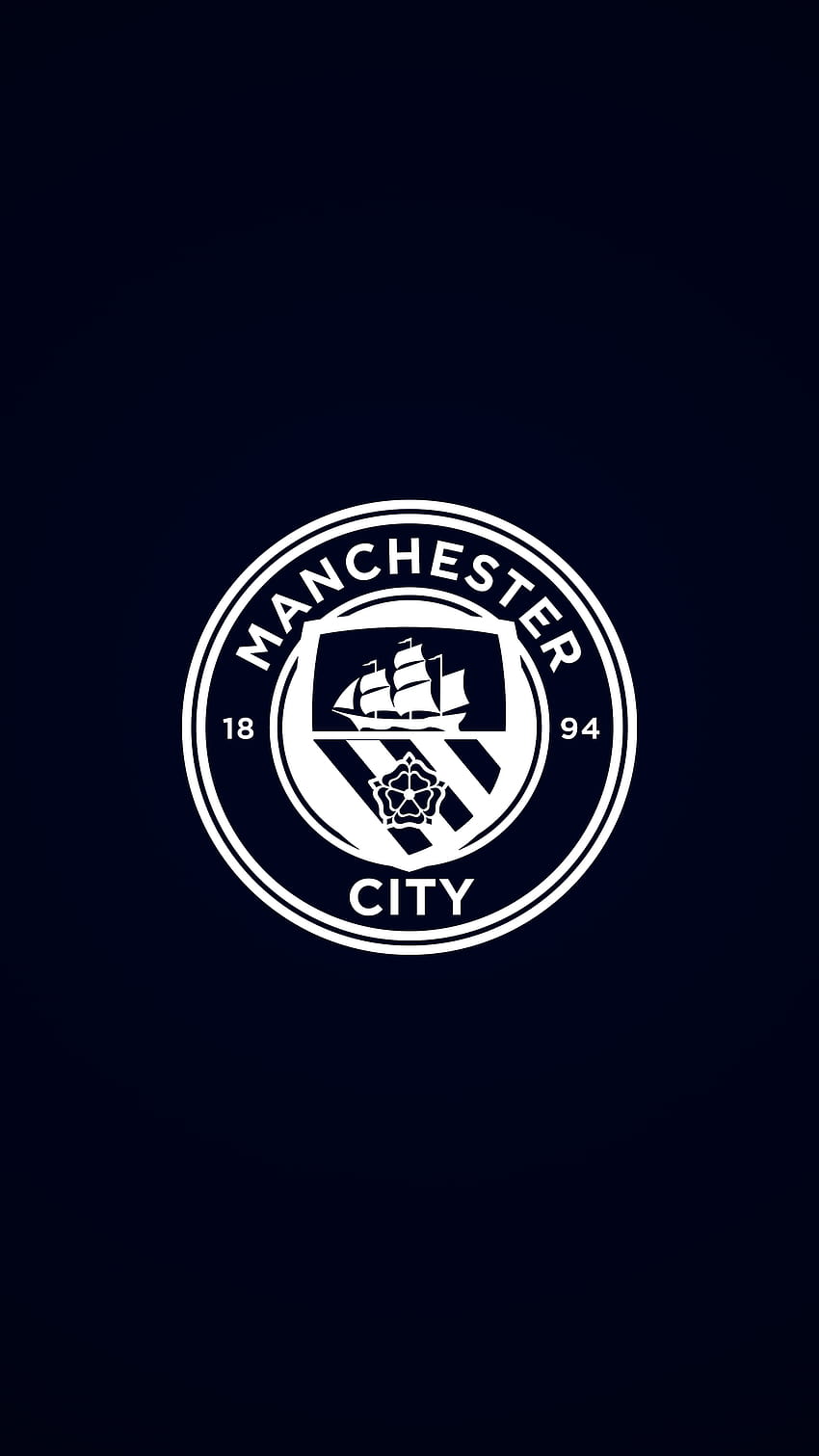 52 pomysły Man City, logo Manchester City Tapeta na telefon HD