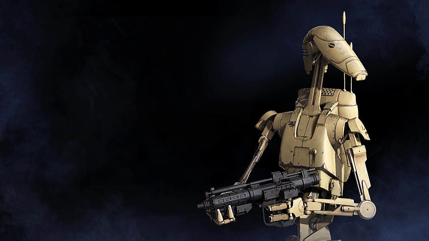 Star Wars Battle Droid 3D, star wars military HD wallpaper
