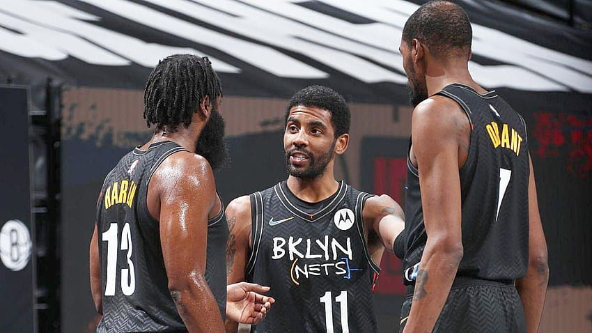 Nets Kyrie Irving, Kevin Durant, James Harden bersinar dalam kemenangan mendebarkan atas Clippers: Takeaways, kyrie irving 2021 Wallpaper HD