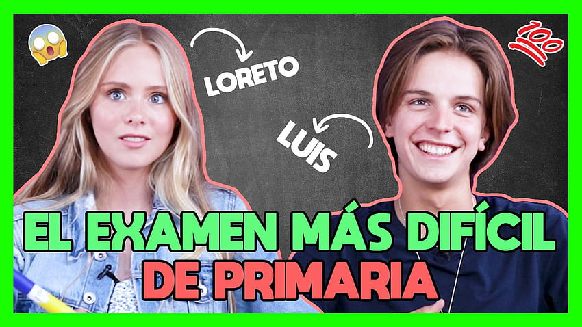 Loreto Peralta y Luis de la Rosa resuelven el examen más difícil de primaria HD wallpaper