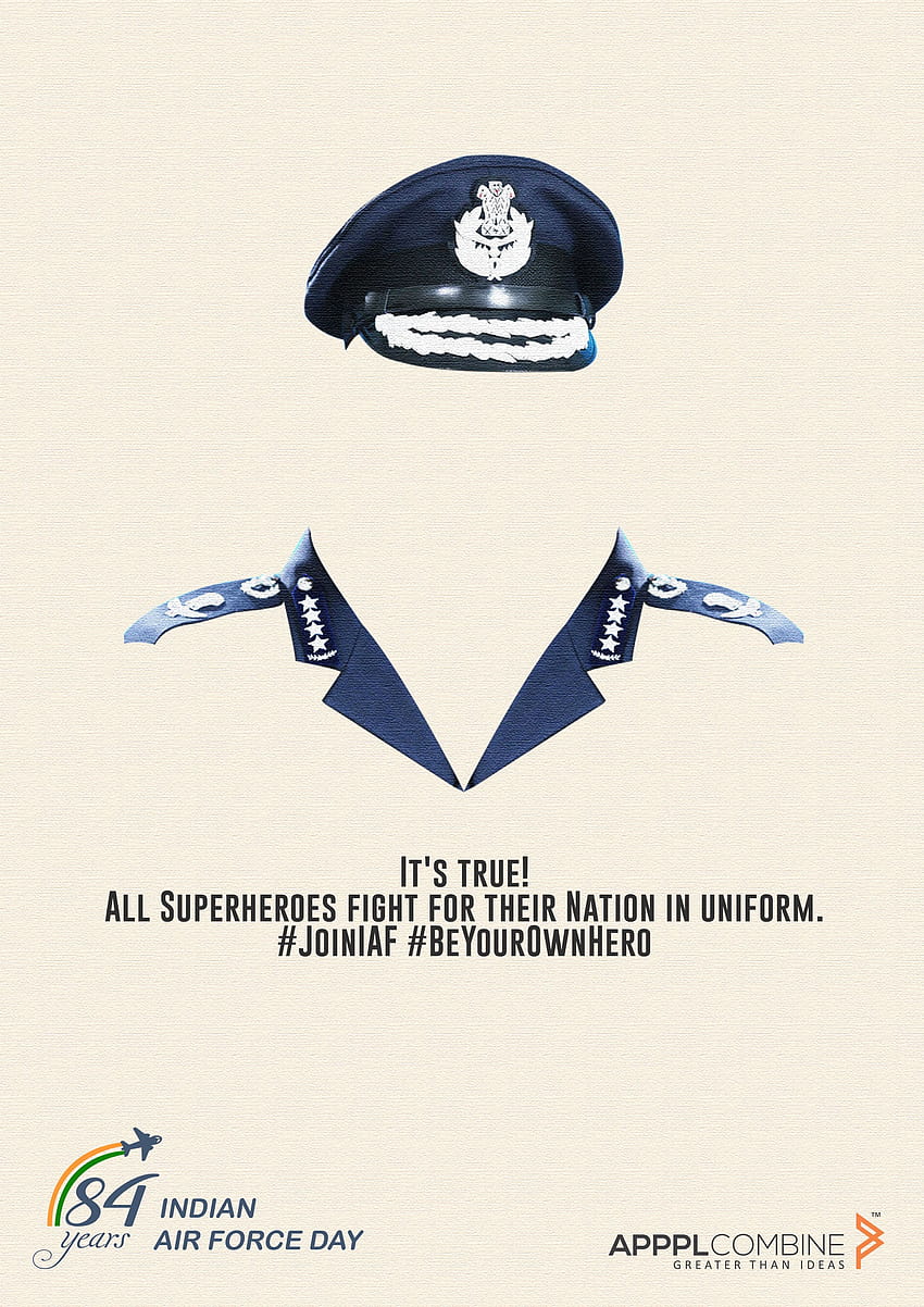 Slogan For Indian Air Force, dia da força aérea indiana Papel de parede de celular HD