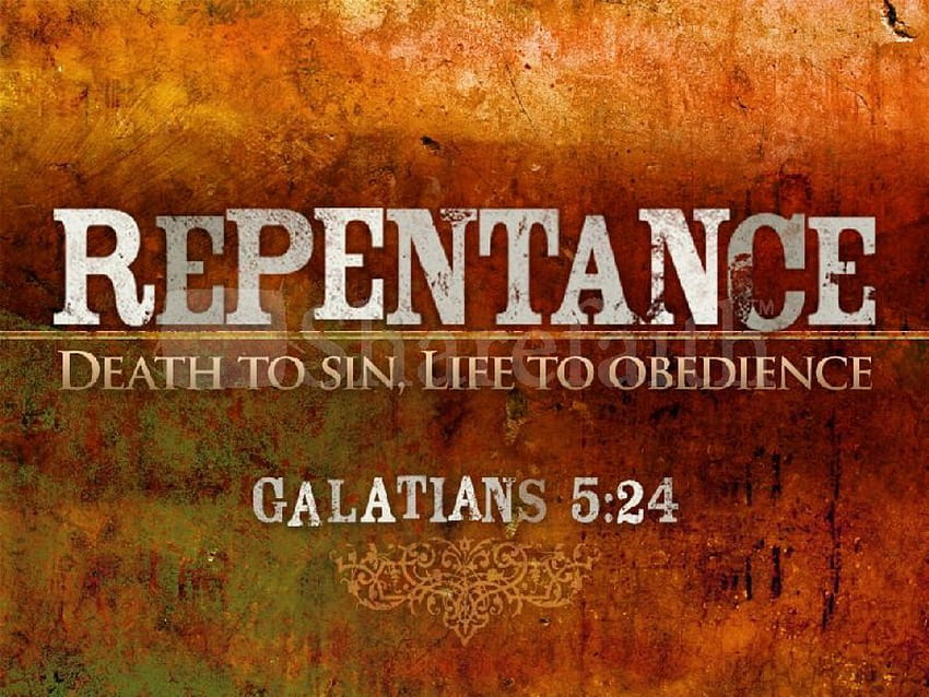 3 Repent, repentance HD wallpaper