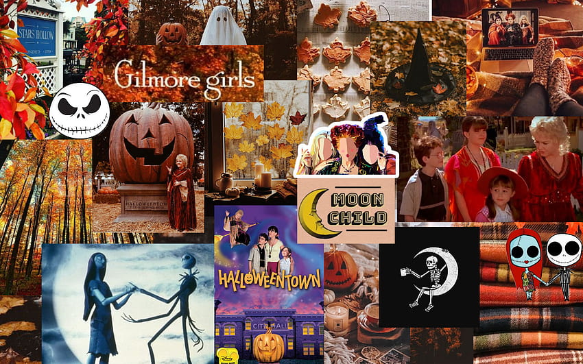 Halloween Collage Cute Wallpapers  Wallpaper Cave