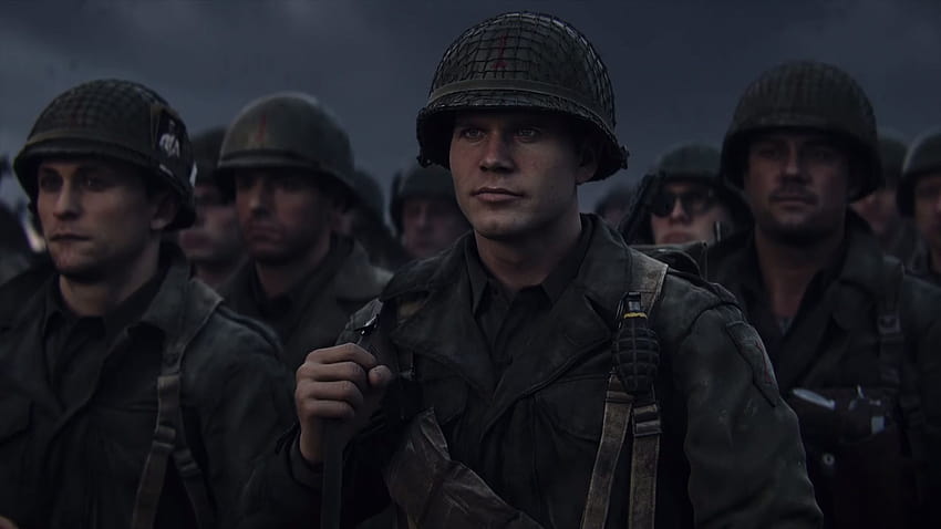 Poznaj kilku dobrych ludzi z naszego składu Call of Duty: WWII, call of duty ronald red daniels Tapeta HD