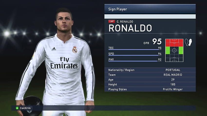 Pes Ronaldo Wallpaper Free Download Pes 2017 Cristiano Ronaldo Real Madrid Startingscreen By