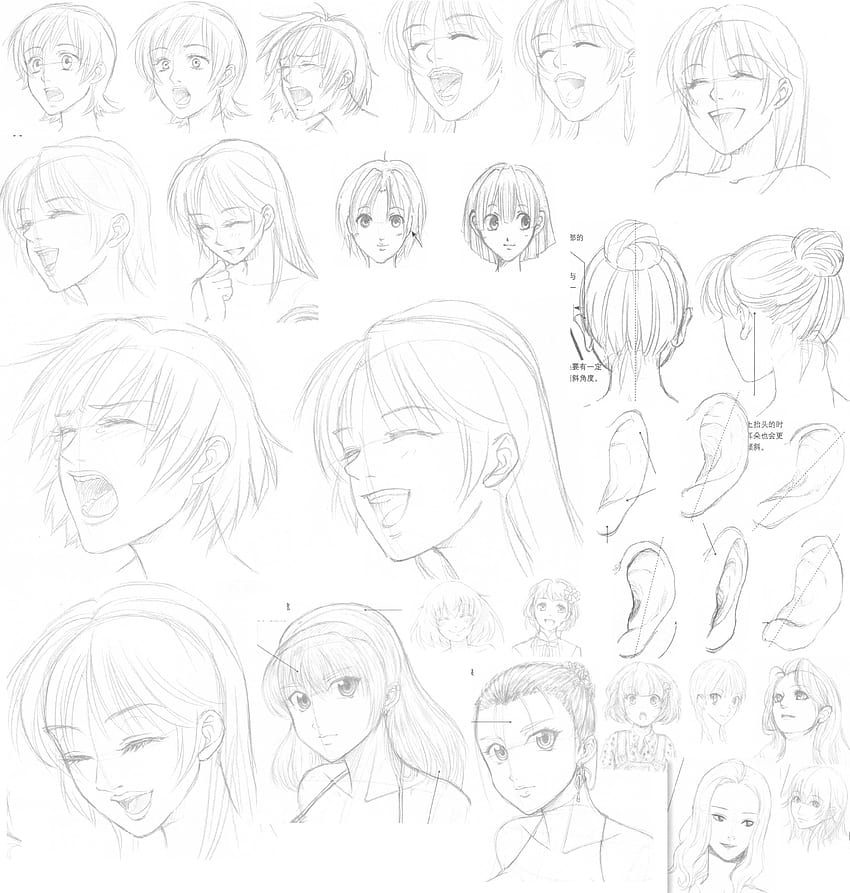 Facial Expressions and Silly Cartoon Faces Reference Sheet - How to Draw  Step by Step Drawing Tutorials