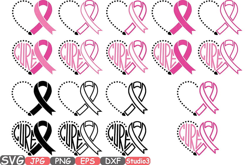 リボンクリップアート乳がん、乳がんに対する国際デー 高画質の壁紙