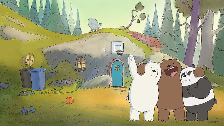 We Bare Bears posted by Ryan Sellers, aesthetic bare bears pc HD wallpaper