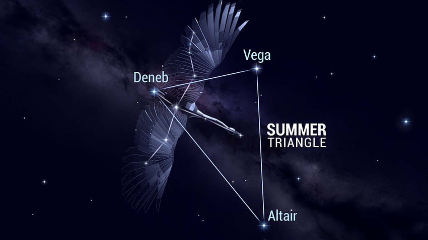 여름 삼각형 별자리 HD 월페이퍼