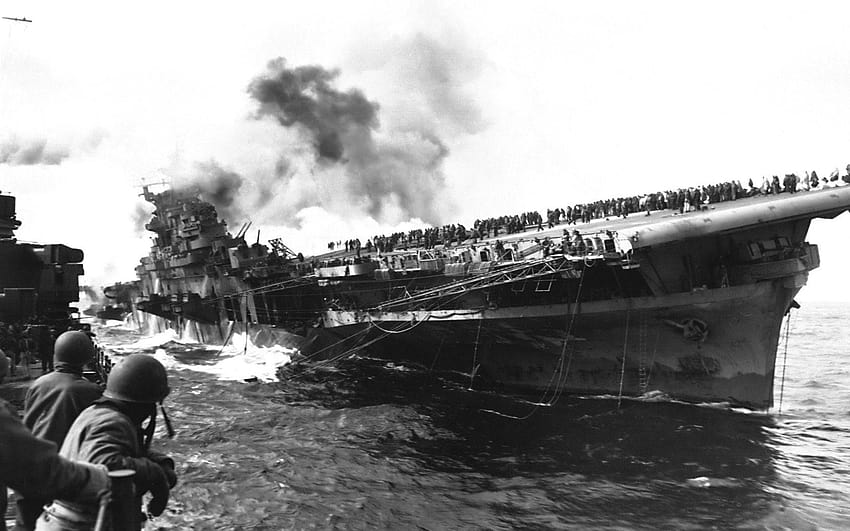 1680x1050 militar marina historia humo segunda guerra mundial JPG 268 kB, barcos ww2 fondo de pantalla