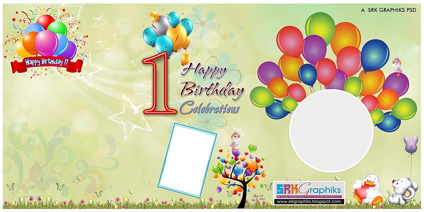 Projekt tła transparentu Birtay – najlepsze życzenia urodzinowe, projekt tła urodzinowego Tapeta HD