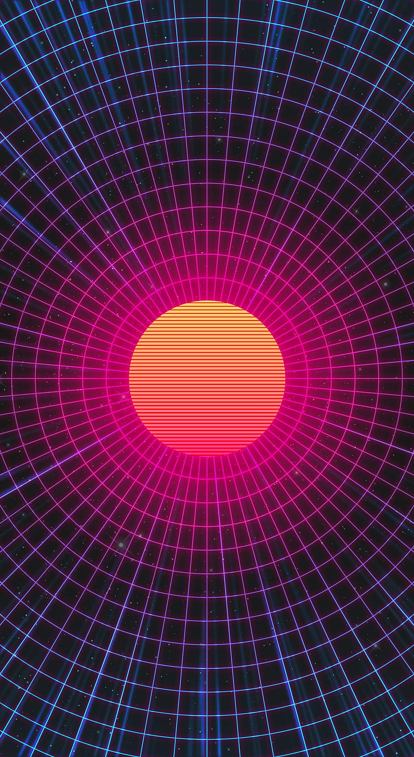synthwave mobile, synthwave and retrowave HD phone wallpaper