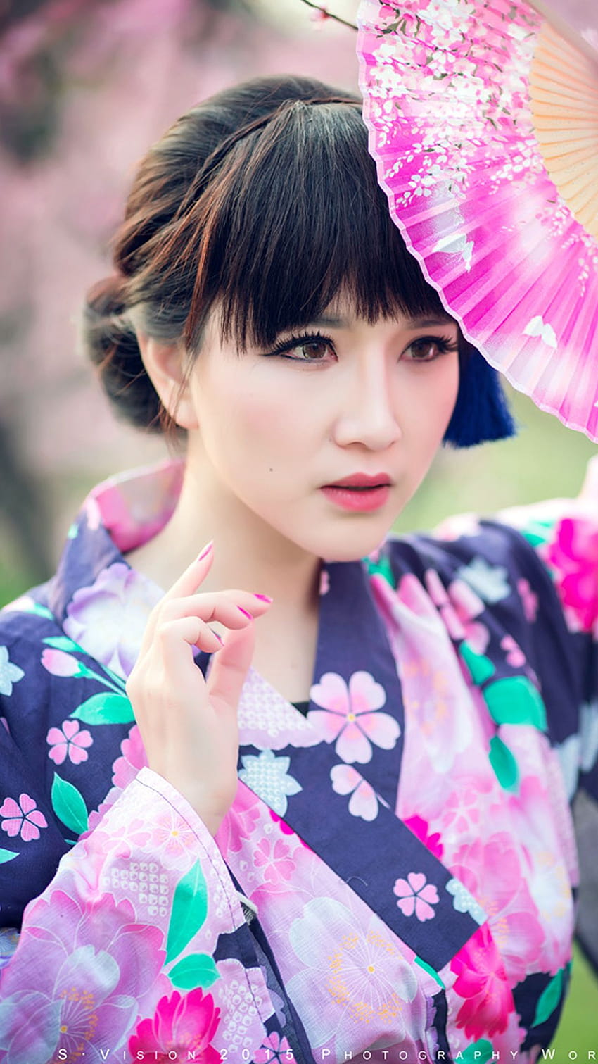 Cosplay kultura japońska, piękna japońska dziewczyna iphone Tapeta na telefon HD