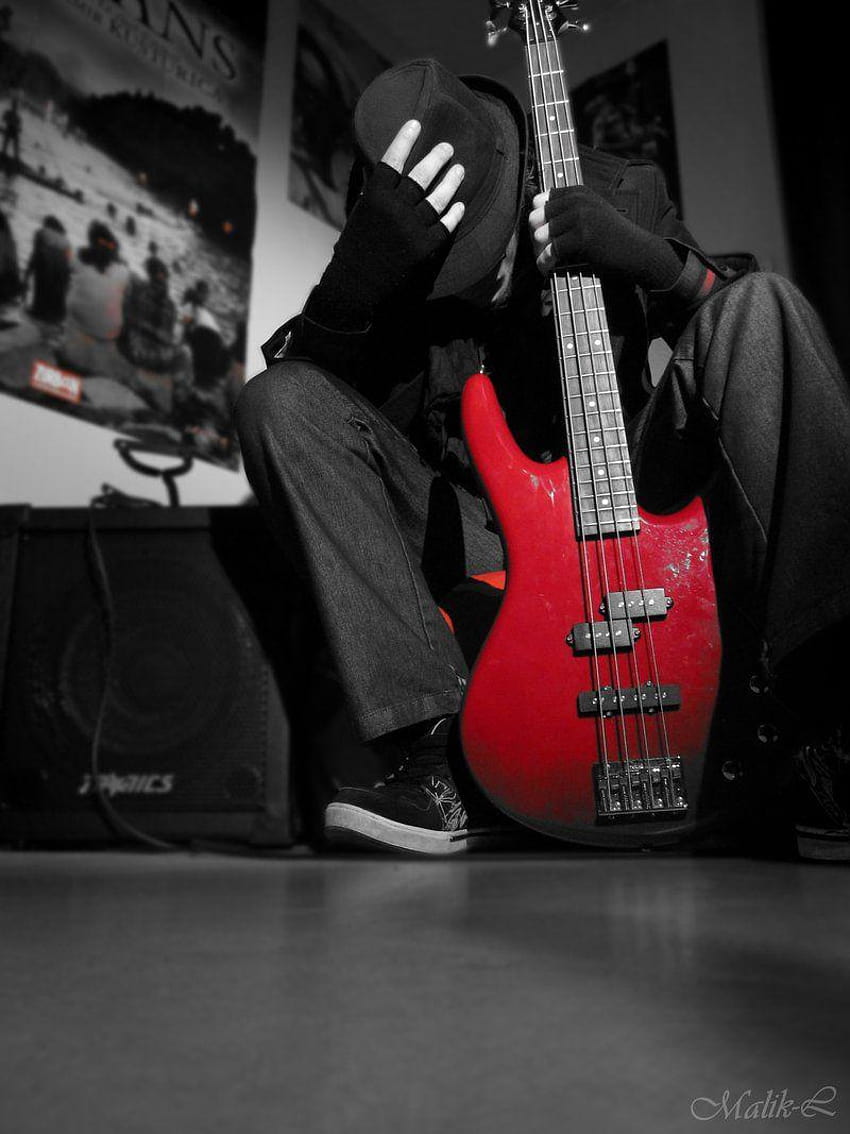 me, my bass guitar by Alcide, ibanez bass guitar HD phone wallpaper