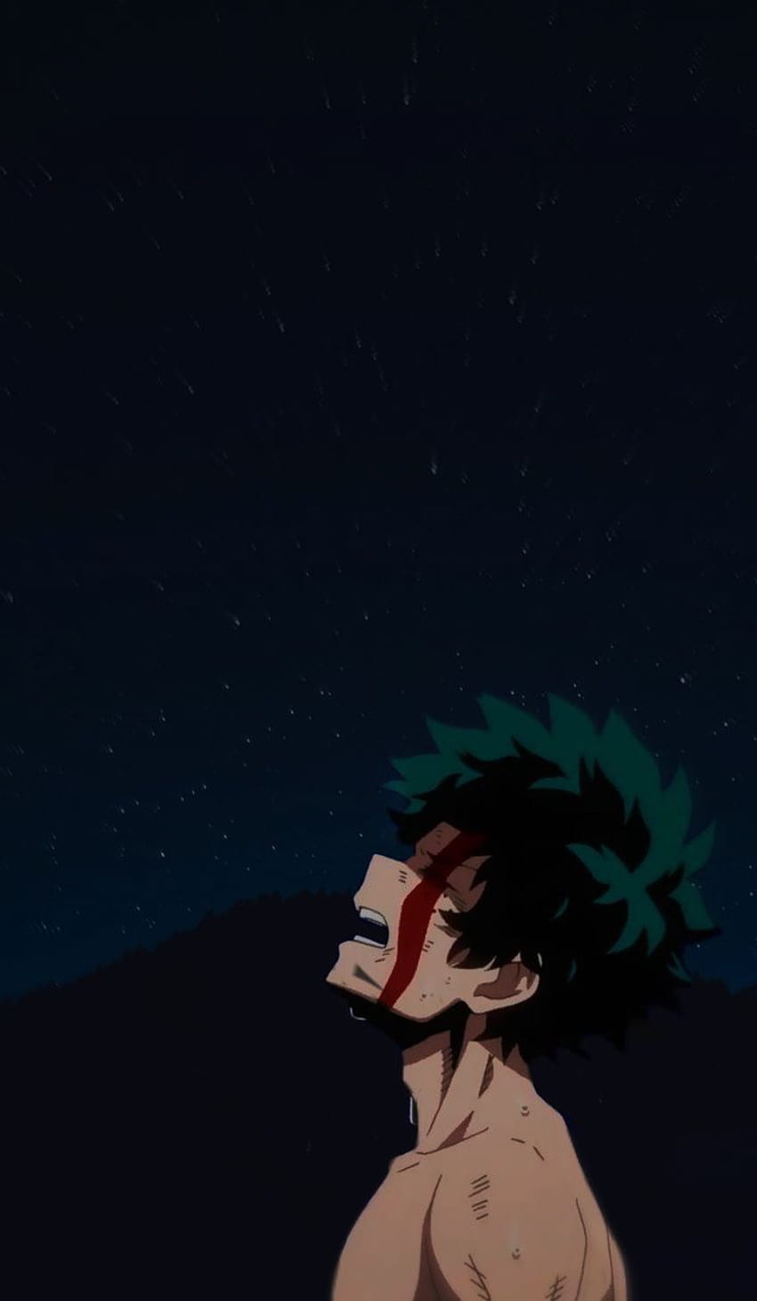 Deku ☽ Izuku Midoriya ☽ crying ☽ dark ☽ backgrounds ☽ mha, deku dark HD ...