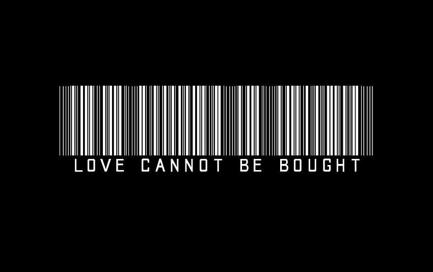 Typography Barcode HD wallpaper