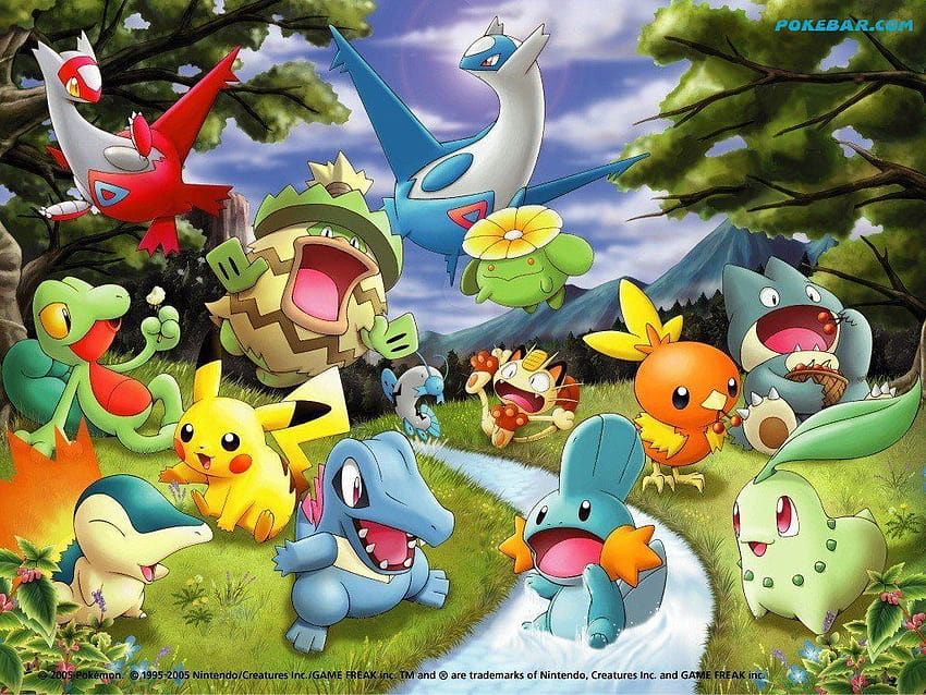 Pokémon fofo 10225, pokémon fofo papel de parede HD