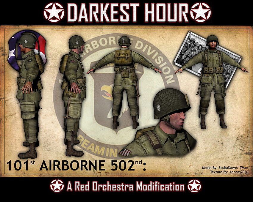 101st Airborne 502nd PIR レンダリング 高画質の壁紙