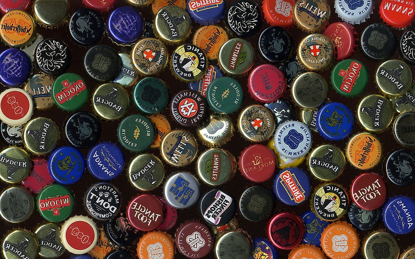 Most viewed Beer Bottle Caps, beer bottles HD wallpaper