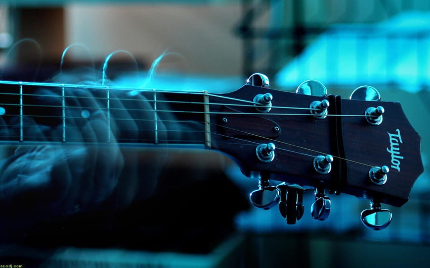 Cool Playing Acoustic Guitar Background. HD wallpaper