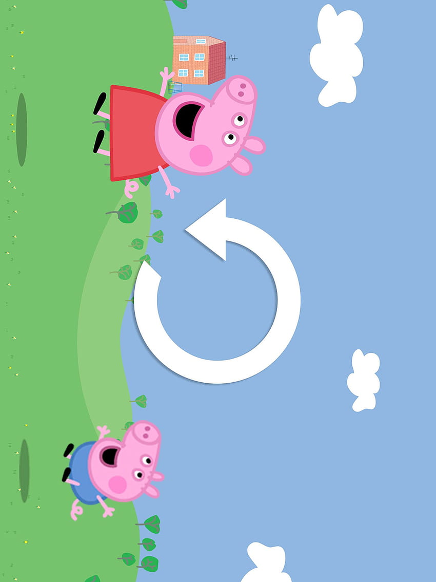 Peppa Pig Horror Game Онлайн игра, страшно прасе Peppa HD тапет за телефон