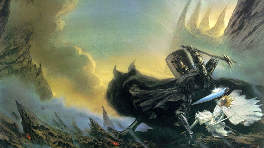 J. R. Tolkien El Silmarillion Fantasía Arte John Howe fondo de pantalla