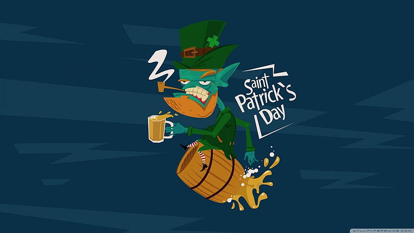 St. Patricks Day Beer ❤ for Ultra, leprechaun HD wallpaper