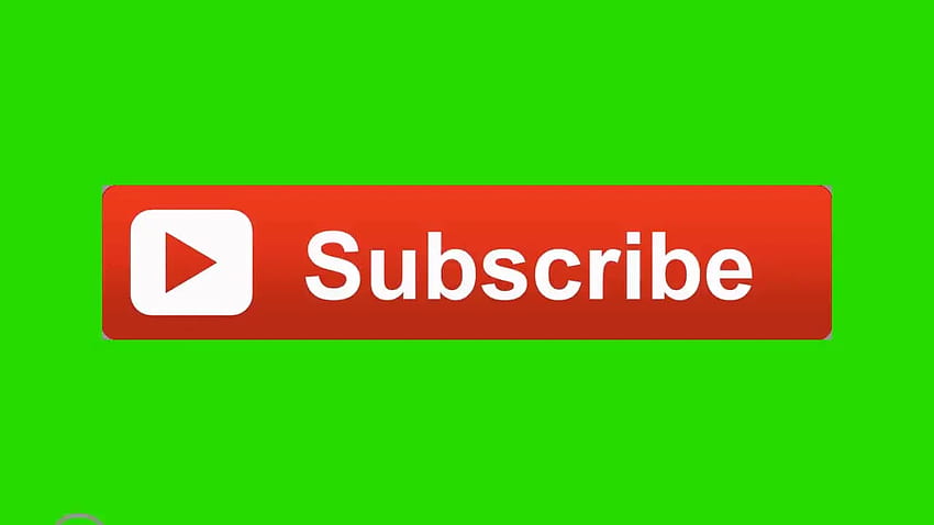 Animated Subscribe Button Green Screen HD wallpaper
