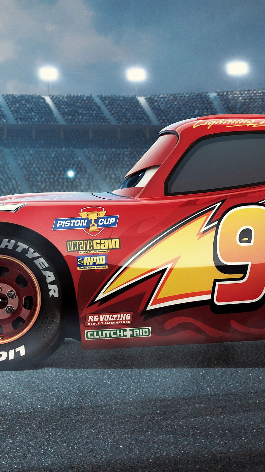 Cars 3, Lightning McQueen, poster, Movies, piston cup HD phone wallpaper
