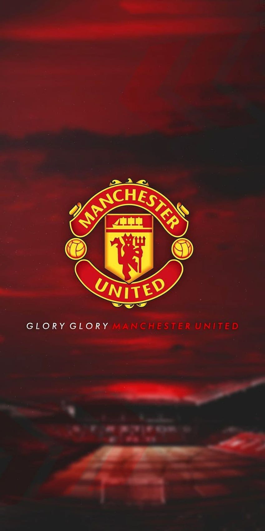Manchester United, logo angielskiej Premier League 2022 Tapeta na telefon HD