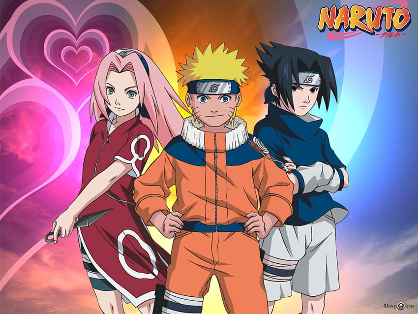 4 Naruto Sasuke Sakura, anime sasuke e sakura papel de parede HD