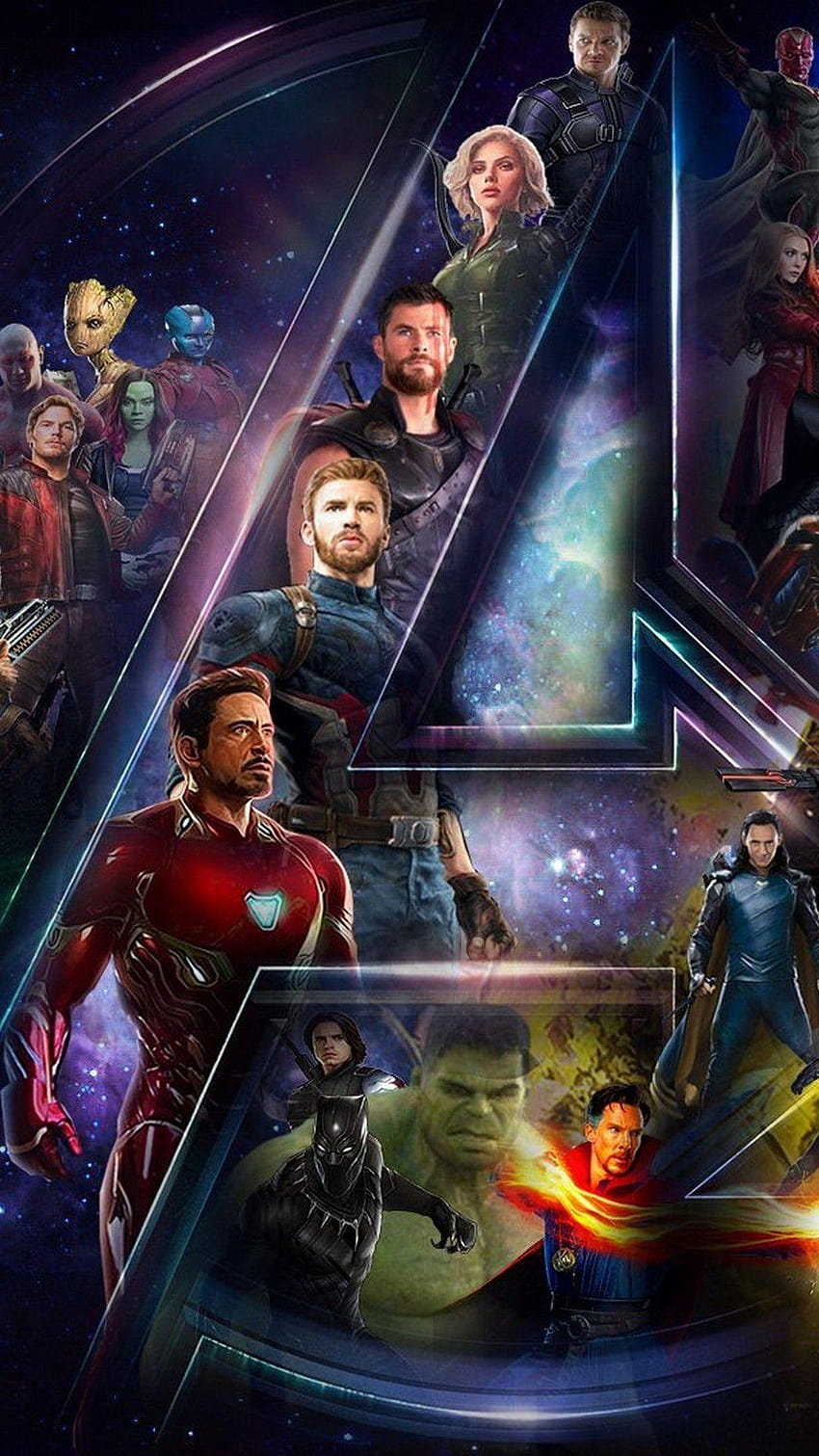 Avengers Infinity War iPhone, thor en infinity war fondo de pantalla del teléfono