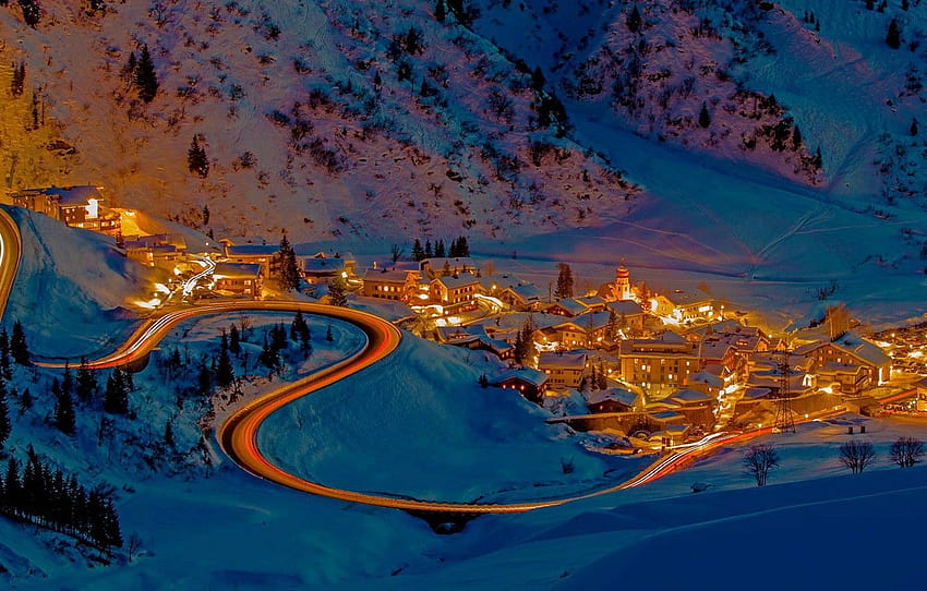 Austria, Alps, ski resort, Stuben ...goodfon HD wallpaper