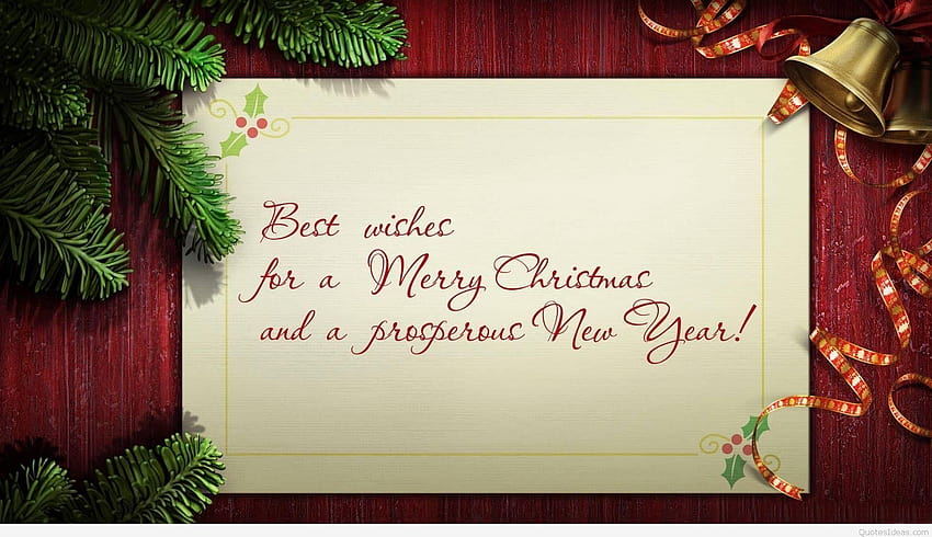 Best Wishes For A Merry Christmas And A Prosperous New Year, awesome merry christmas and new year 2020 HD wallpaper