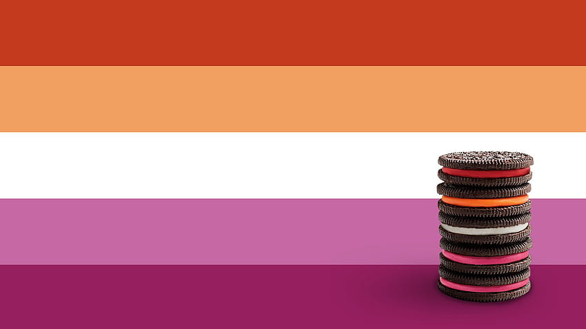 OREO Cookie on Twitter:, lesbian flag gradient HD wallpaper