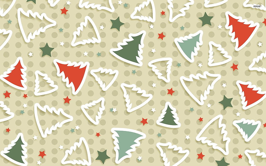 Christmas tree pattern, christmas pattern HD wallpaper