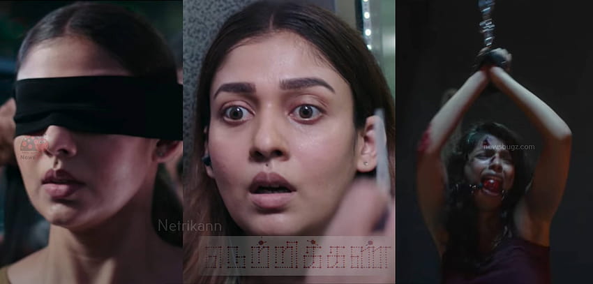 Watch Nayanthara's Netrikann Movie Teaser Full Video HD wallpaper