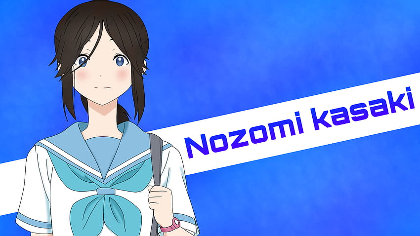 Nozomi oiseau bleu, nozomi kasaki Fond d'écran HD
